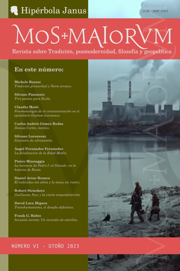 Mos Maiorum, VI (Otoño 2023): Revista sobre Tradición, postmodernidad, filosofía y geopolítica, de Hipérbola Janus