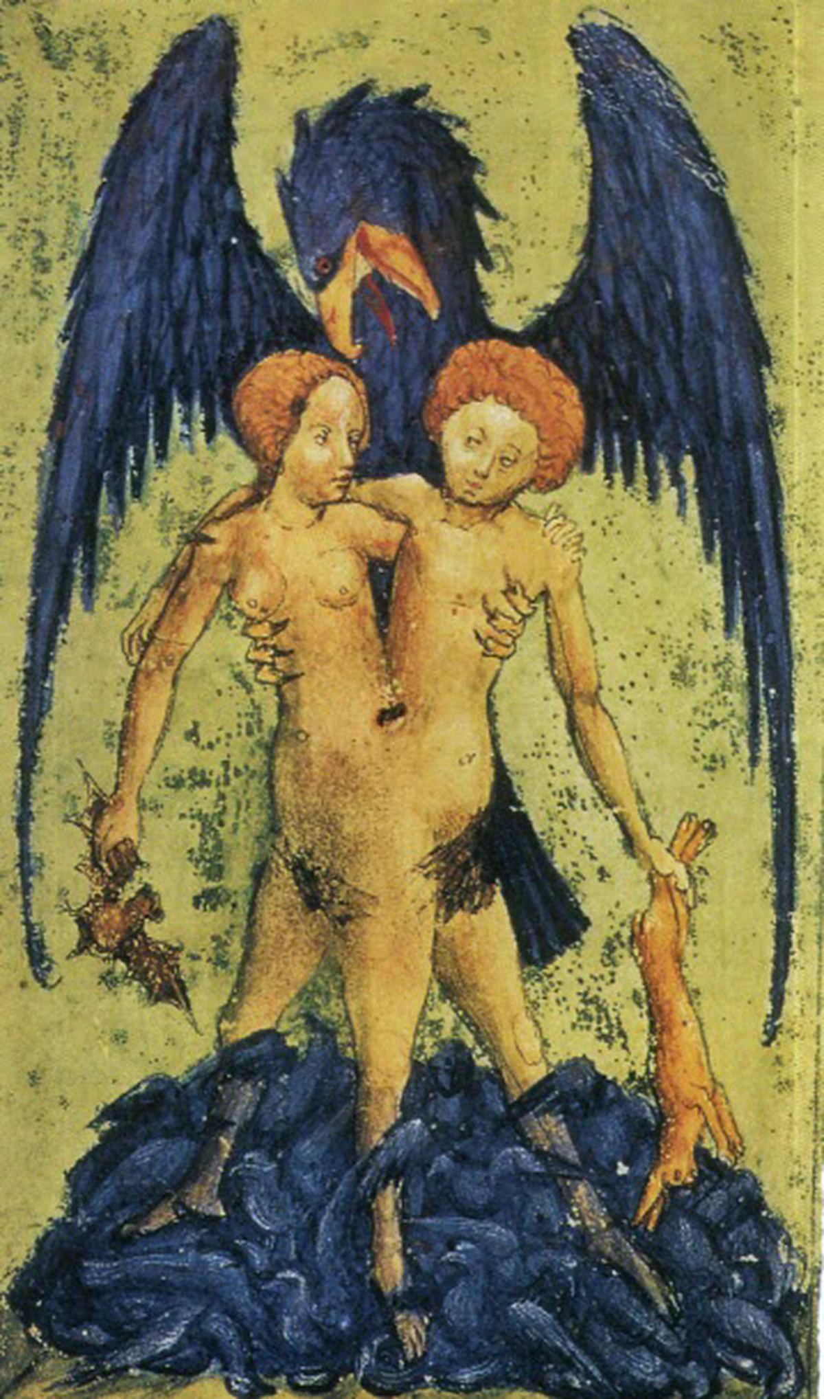 El mito del andrógino, presente en la mitología de la antigua Grecia el cual relata Platón en «El Banquete»