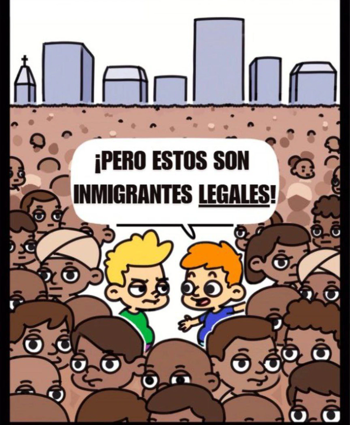 «¡Pero estos son inmigrantes LEGALES!»