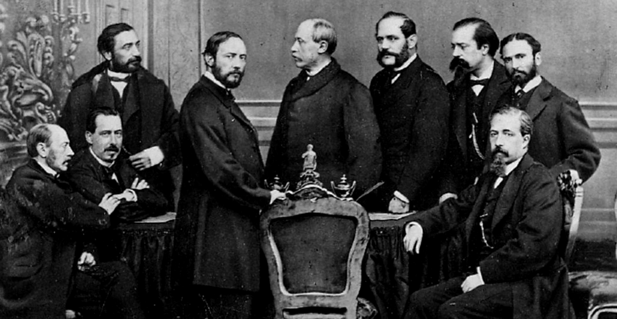 En la imagen el gobierno del Sexenio democrático presidido por Francisco Serrano. Una parte de la historia del liberalismo en la España del siglo XIX, marcado por políticas erráticas, revoluciones, disputas partitocráticas y destrucción del ethos tradicional hispánico al servicio de una ideología moderna y antiespañola.