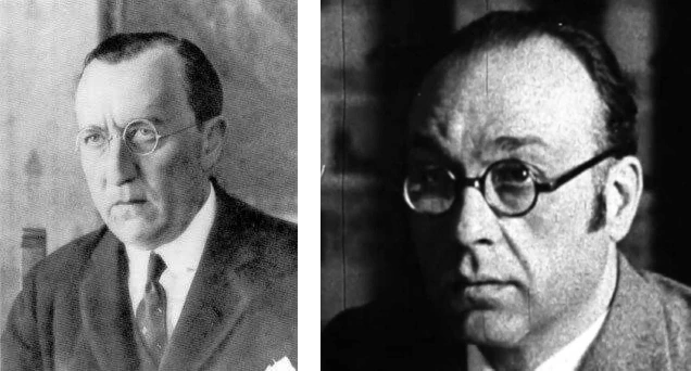 Ramiro de Maeztu y Manuel García Morente respectivamente. Trayectorias paralelas, de la adhesión al liberalismo y la modernidad a su rechazo total.