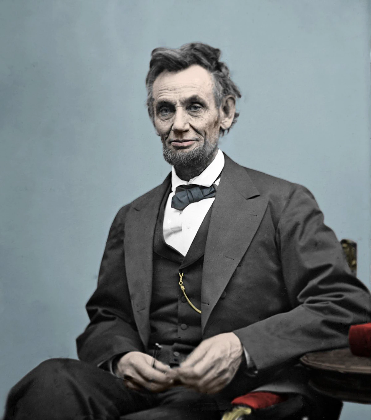 Retrato de Abraham Lincoln (1809-1865).
