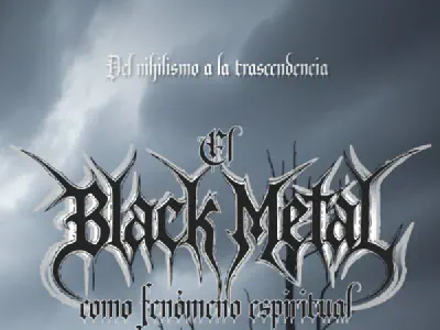 Presentación de «El Black Metal como fenómeno espiritual: del nihilismo a la trascendencia», de Weltanschauung Italia