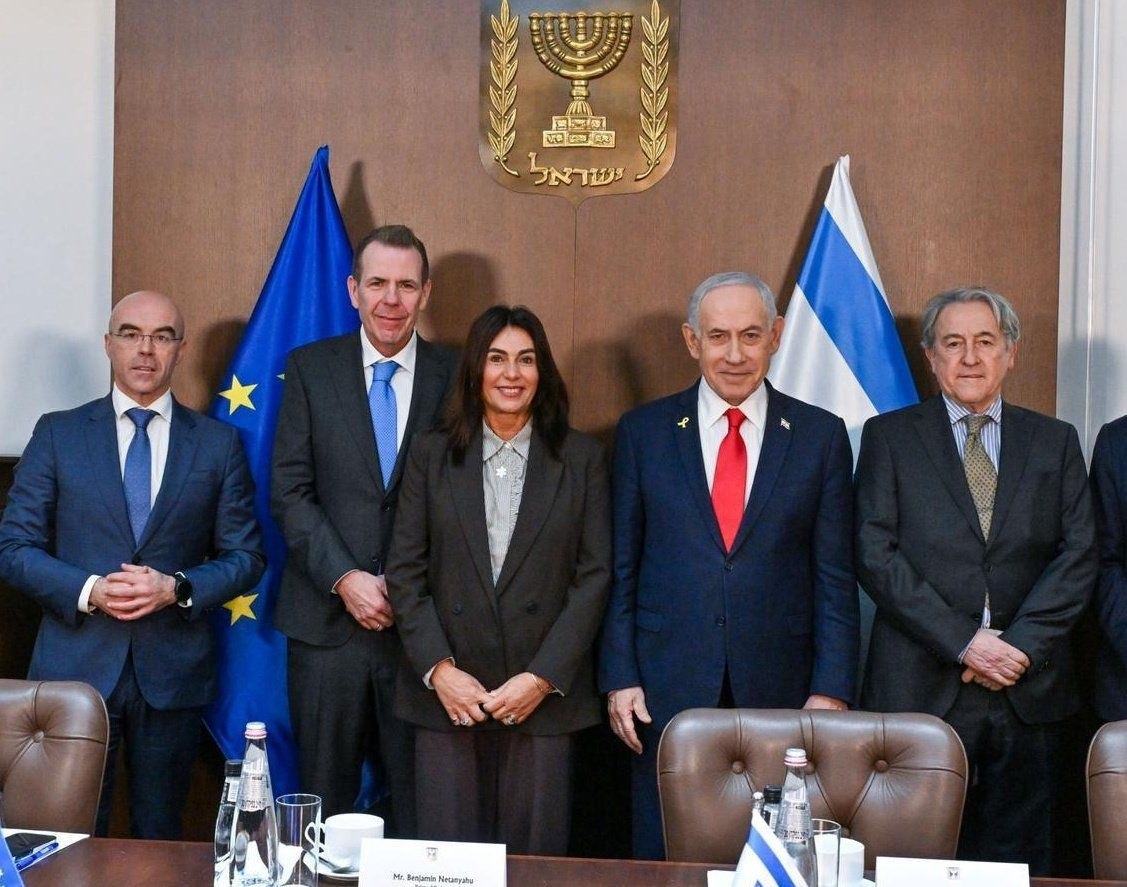 La derecha sionista «española» rindiendo pleitesía a Netanyahu.