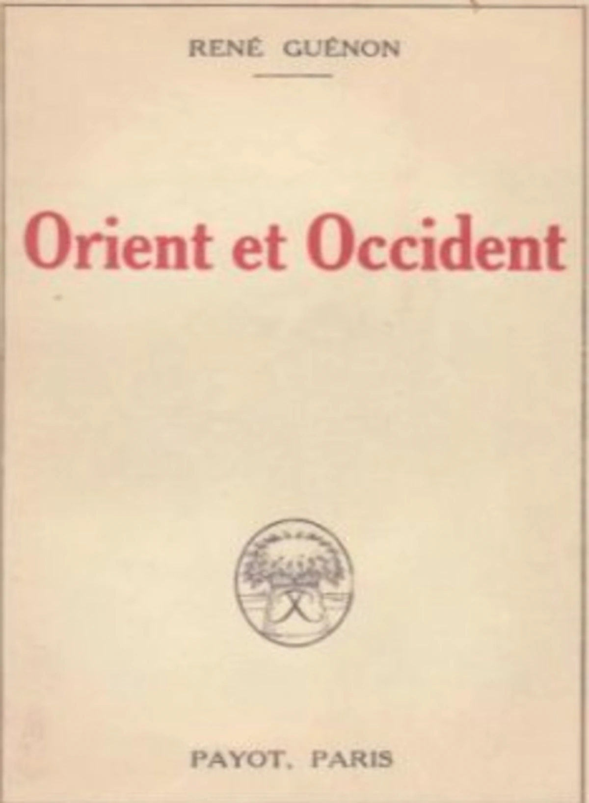 René Guénon y la Civilización Occidental