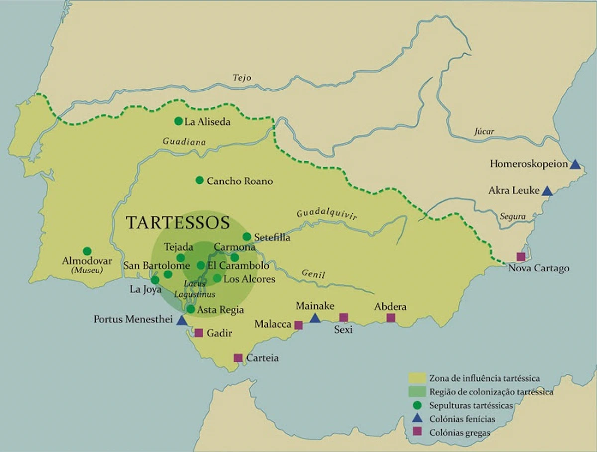 El legendario reino de Tartessos.
