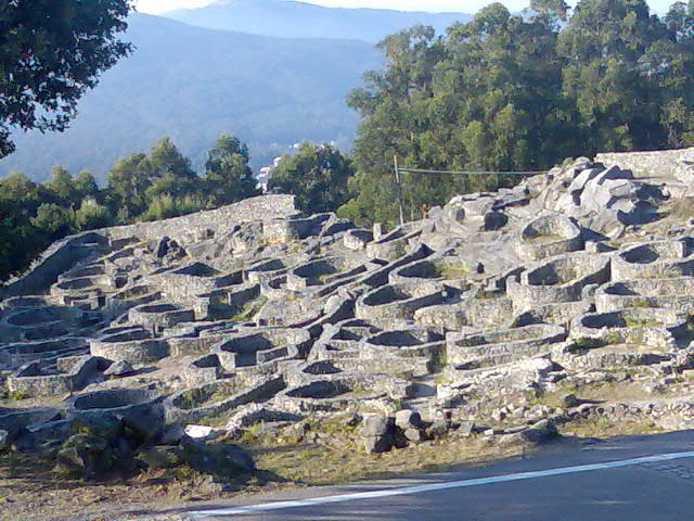 Castro gallego en el Monte de Santa Tecla.